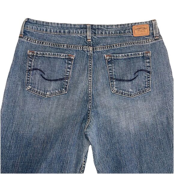 Women's Bootcut Jeans Levi's Signature Mid Rise Tag 16 M measured Size 34x30 - Picture 1 of 15